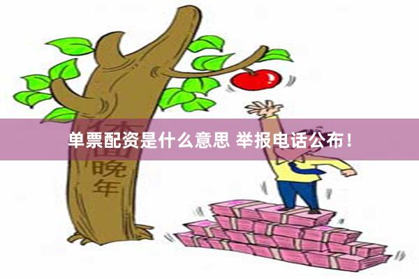 单票配资是什么意思 举报电话公布！