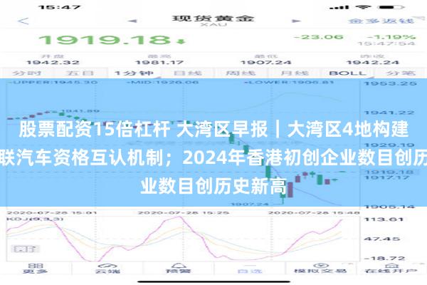 股票配资15倍杠杆 大湾区早报｜大湾区4地构建智能网联汽车资格互认机制；2024年香港初创企业数目创历史新高